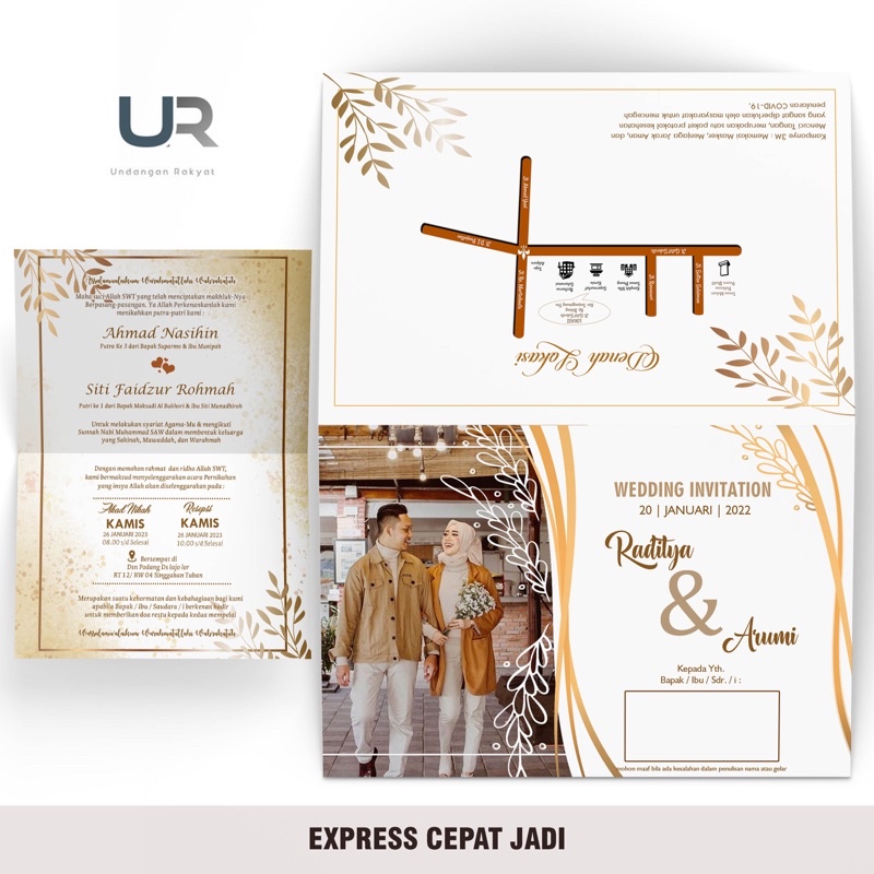 Jual Undangan Pernikahan Khitanan Pakai Foto Murah | Shopee Indonesia