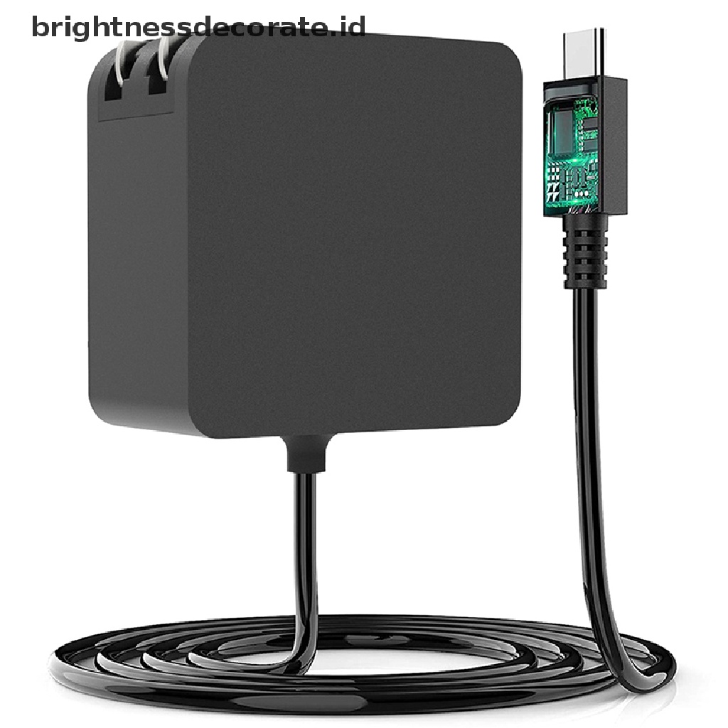 [Birth] Charger Adaptor Listrik Ac 45w Baru Untuk Steam Deck Switch Charger Type-C Controller Laptop Support Tv Dock Mode [ID]