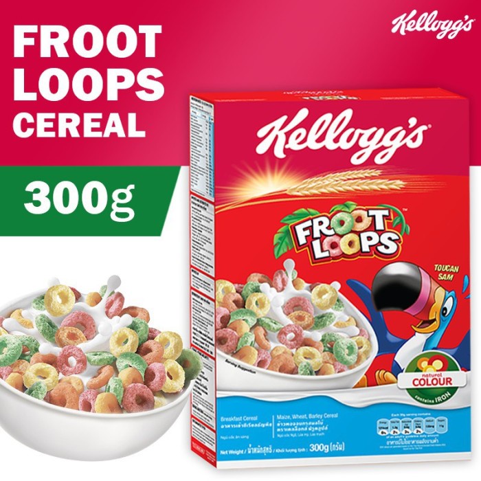 

[BISA COD] Kelloggs Froot Loops 300gr Kelogs - TIDAK HADIAH