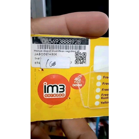 No Cantik IM3 Triple Tengah 8