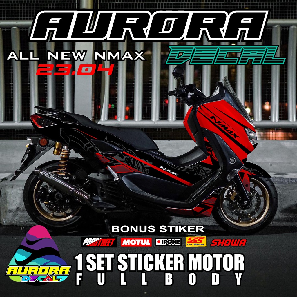 Decal DEKAL STICKER Nmax ALL NEW NMAX FULL BODY BODI TERBARU TERMURAH TER KEREN WARNA VIRAL POLOS SI