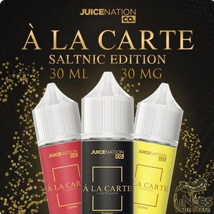 LIQUID ALACARTE SALTNIC SERIES 30ML By JUICENATION