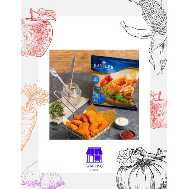 

KANZLER CRISPY CHICKEN NUGGET 450g