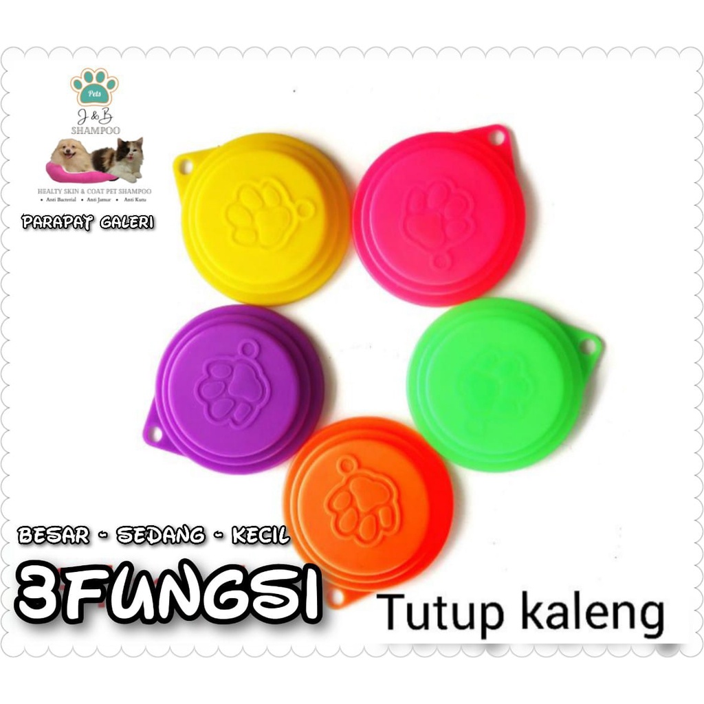 Penutup Kaleng makanan dengan 3 fungsi dalam 1 tutup ( Kaleng besar - kaleng sedang - kaleng kecil )