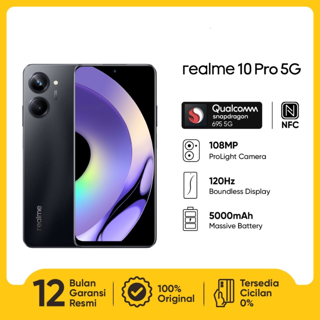 REALME 10 PRO PLUS 5G 12/256 &amp; REALME 10 PRO 5G 8/128 &amp; 8/256 NEW GRS RESMI