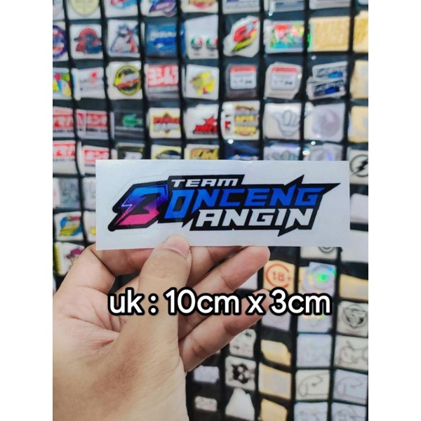 sticker printing TEAM BONCENG ANGIN