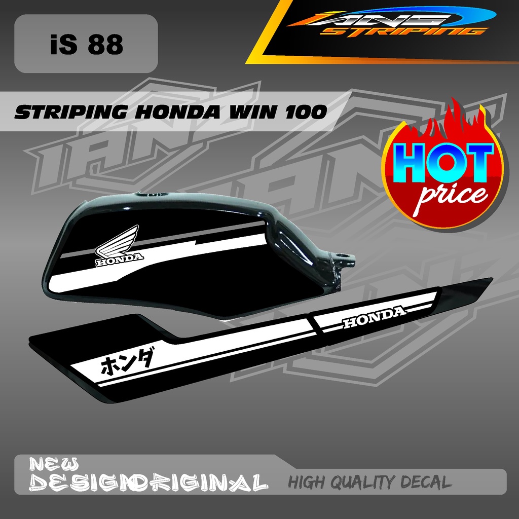 TERBARU LIST STRIPING CUSTOM WIN100 / STIKER WIN100 BAHAN HOLOGRAM / NON HOLOGRAM IS88