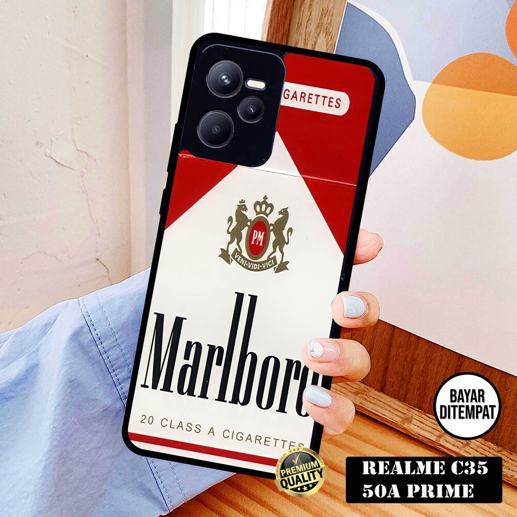 [COD]Promo Case Realme C35/50A Prime Casing Hp Motif Rokok Aesthetic Bisa Type Lain Gambar Desain Ke