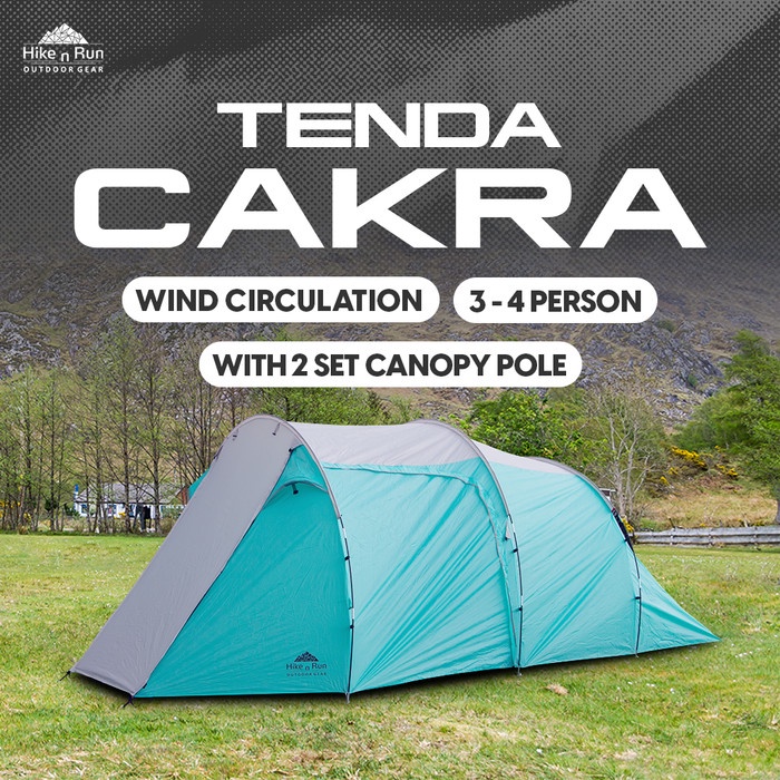 TENDA CAMPING KELUARGA HIKE N RUN HNR21T003 CAKRA GLAMPING TENT