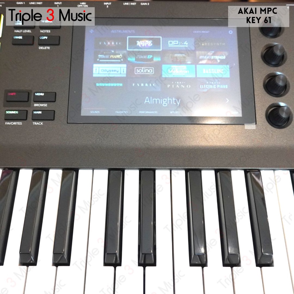 Akai MPC Key 61 Midi Controller Standalone Sampler and Sequencer