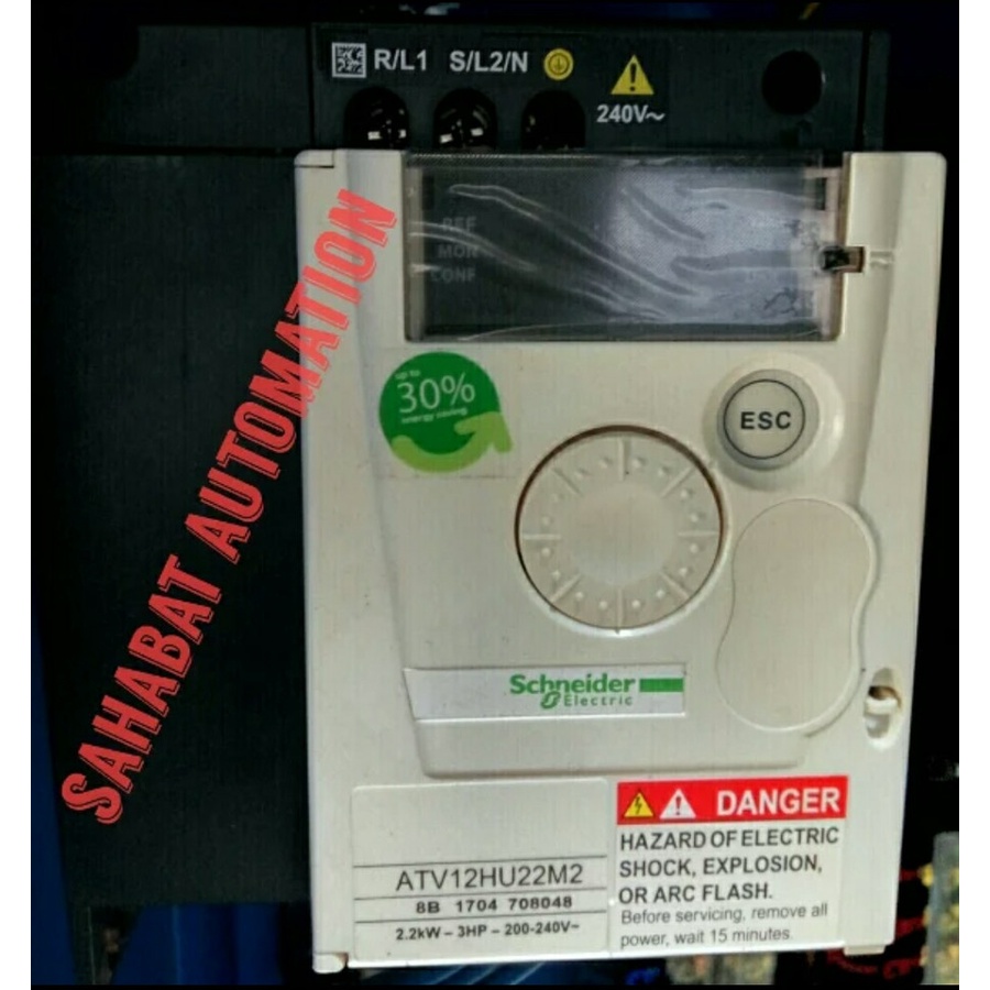 ATV12HU22M2 Inverter Schneider 2.2kw 2.2 kw 220V Invt motor 3 HP 2,2kw