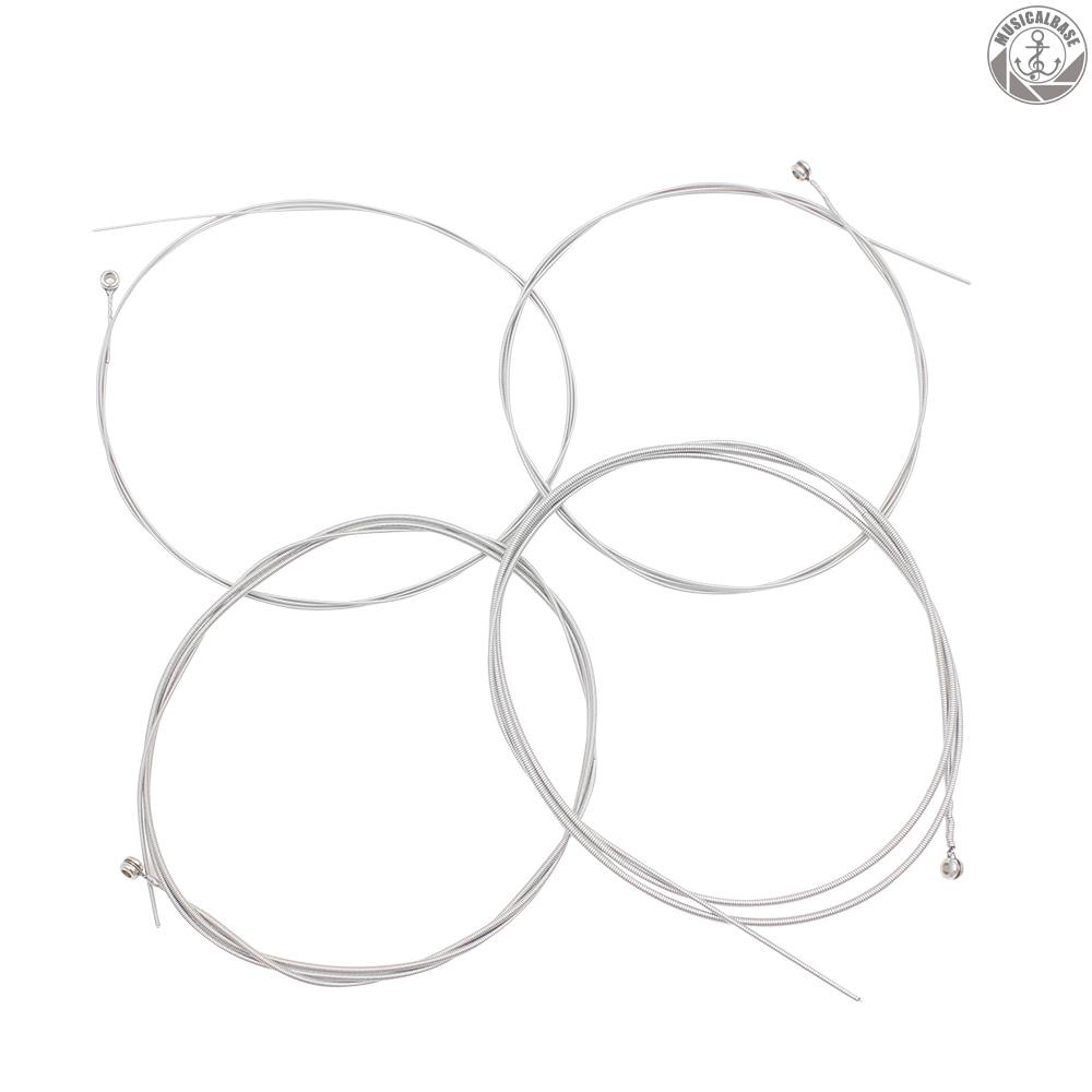 [In Stock] 4pcs Set Senar Bass Elektrik Aksesori Baja Berlapis Nikel.045-.090