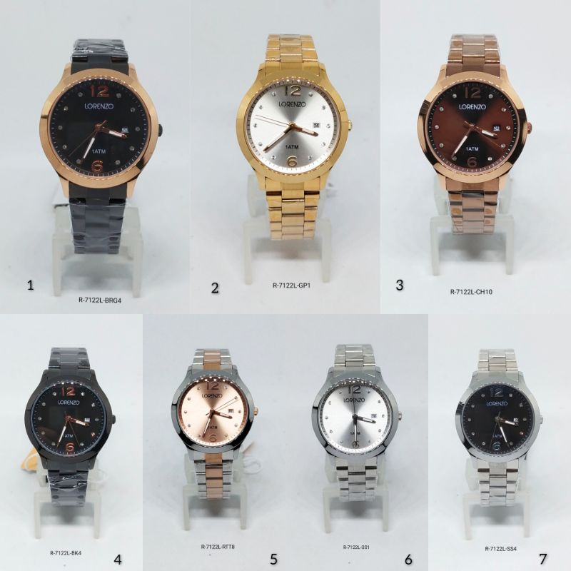 Lorenzo R-7122L Jam Tangan Original Wanita