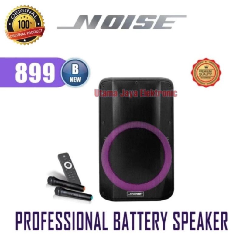 Speaker Portable Noise 899B New 15 Inch Bluetooth Wireless Active Meeting Original
