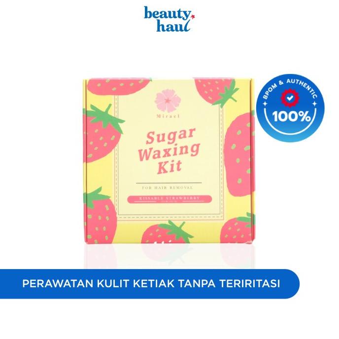 MIRAEL Sugar Wax Strawberry Sugar Waxing Kit
