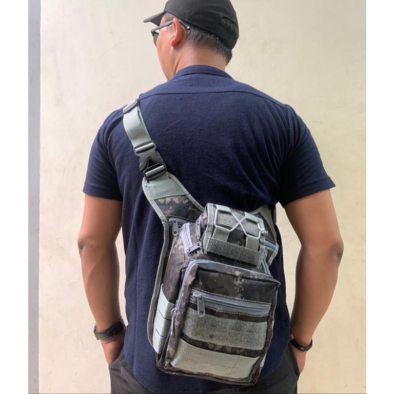 Slempang Camera Army Jumbo ( HARGA GROSIR ) Tas Pria dan Wanita Tentara Polisi Militer