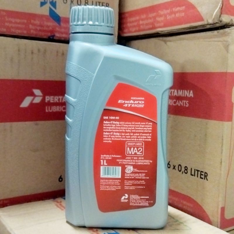 OLI MESIN MOTOR PERTAMINA ENDURO RACING 10W-40 1 LITER