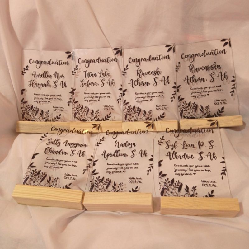 Hand Lettering In Frame / Bingkai Unik rustic  / Custom Ucapan Selamat / Custom Nama / Custom Gambar