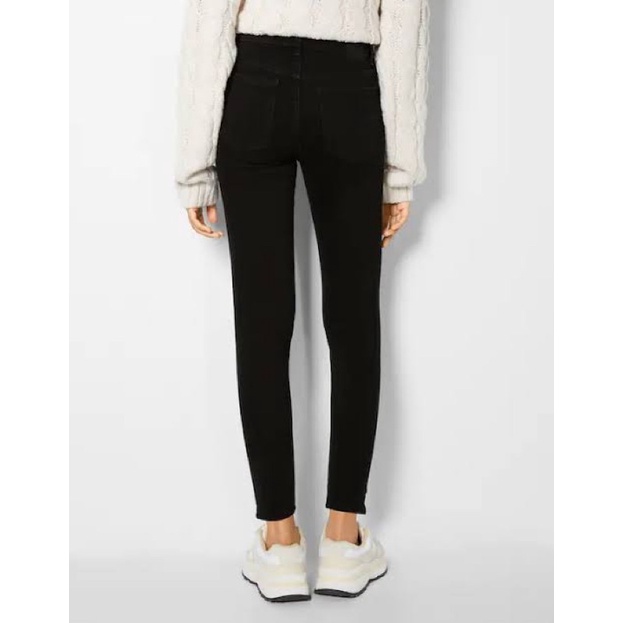 Bershak* high waist super skinny denim jeans