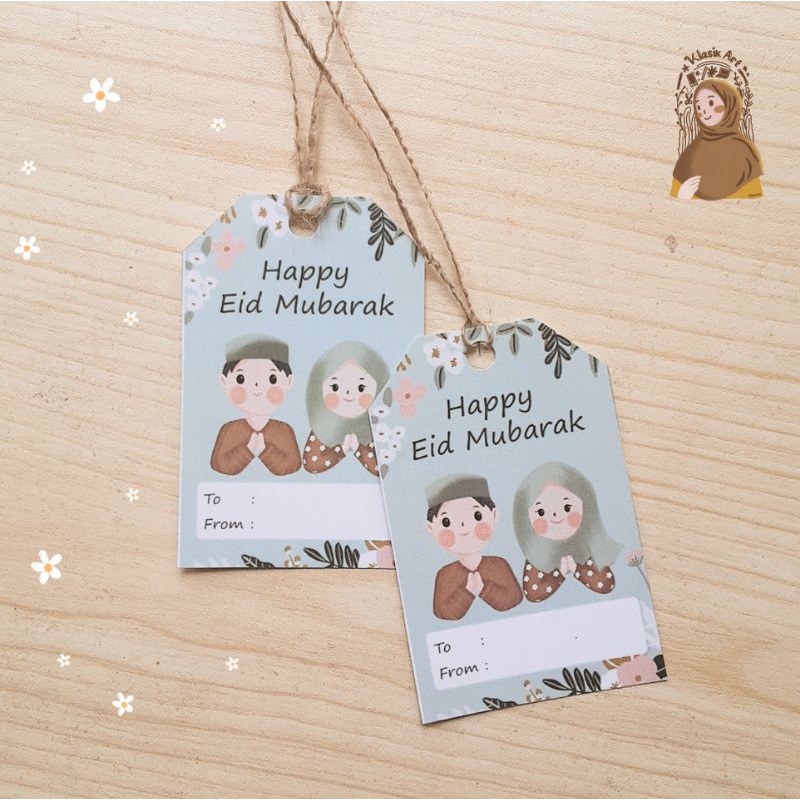 

Hang Tag Lebaran 12pcs Hari Raya Idul Fitri Tanpa Tali