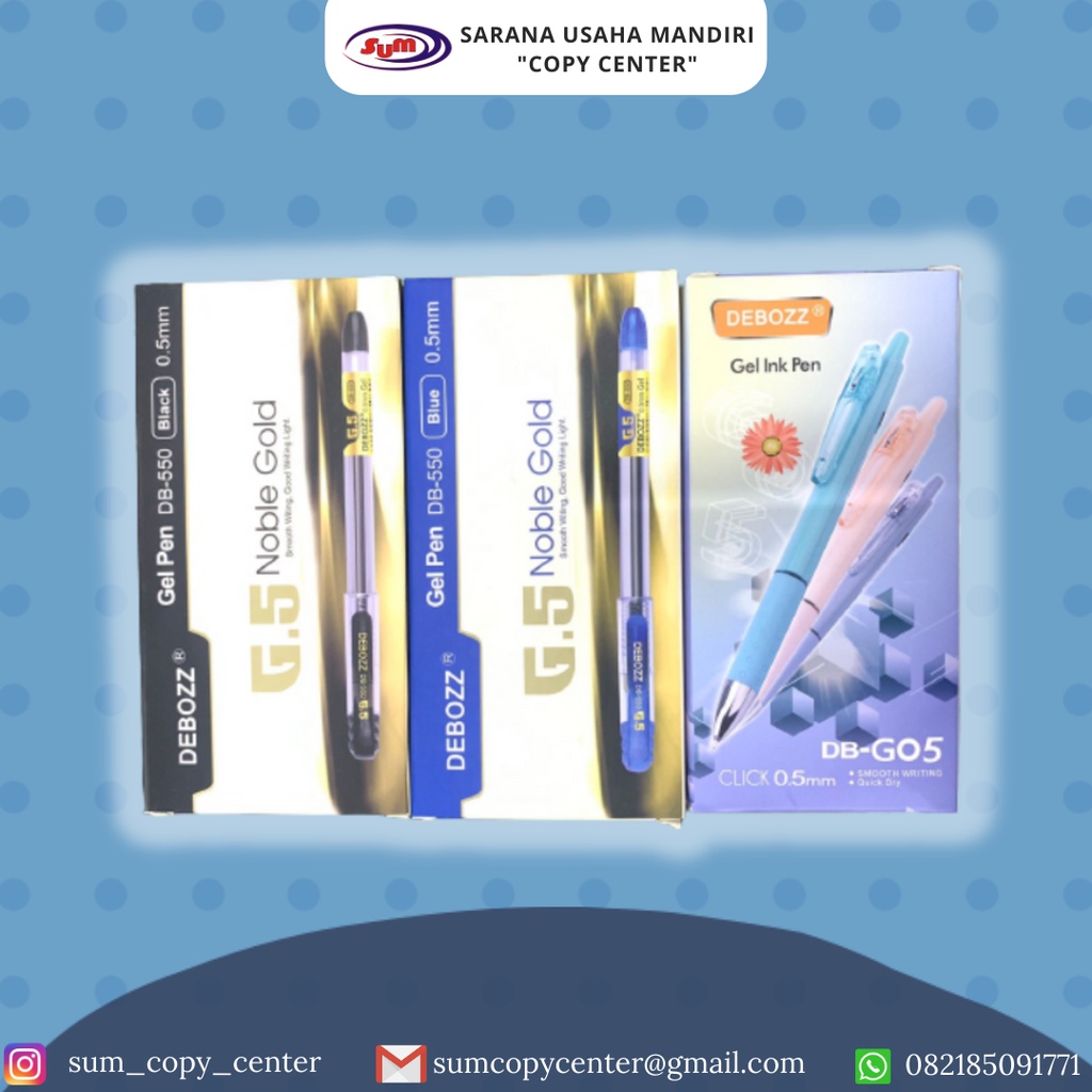 

Ballpoint / Pena / Pulpen Debozz Gel Pen DB-550 DB-G05