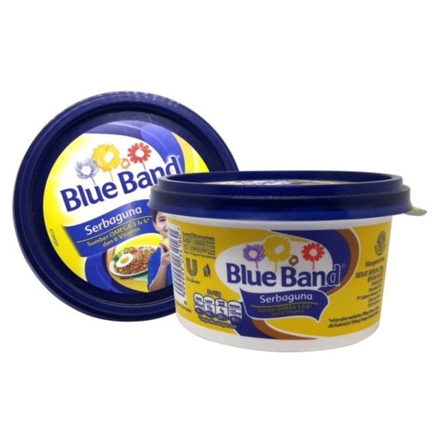 

Blue band margarin kemasan pot/blue band tube