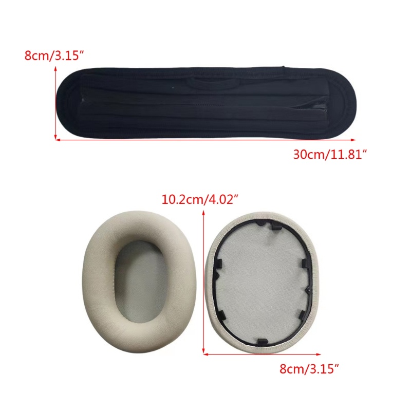 Zzz Bantalan Telinga Headphone Untuk WH-1000XM5 Headset Earcups Earpad Headband Pad Cushion