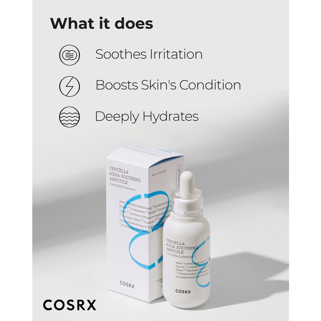 COSRX HYDRIUM CENTELLA AQUA SOOTHING AMPOULE 40ML