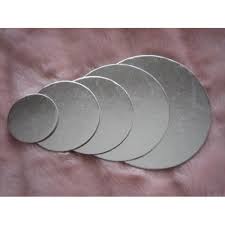 14 , 16  ,18 , 20 TATAKAN KUE  / CAKE BOARD  TRIPLEK ALUMINIUM FOIL PERSEGI KOTAK / OVAL