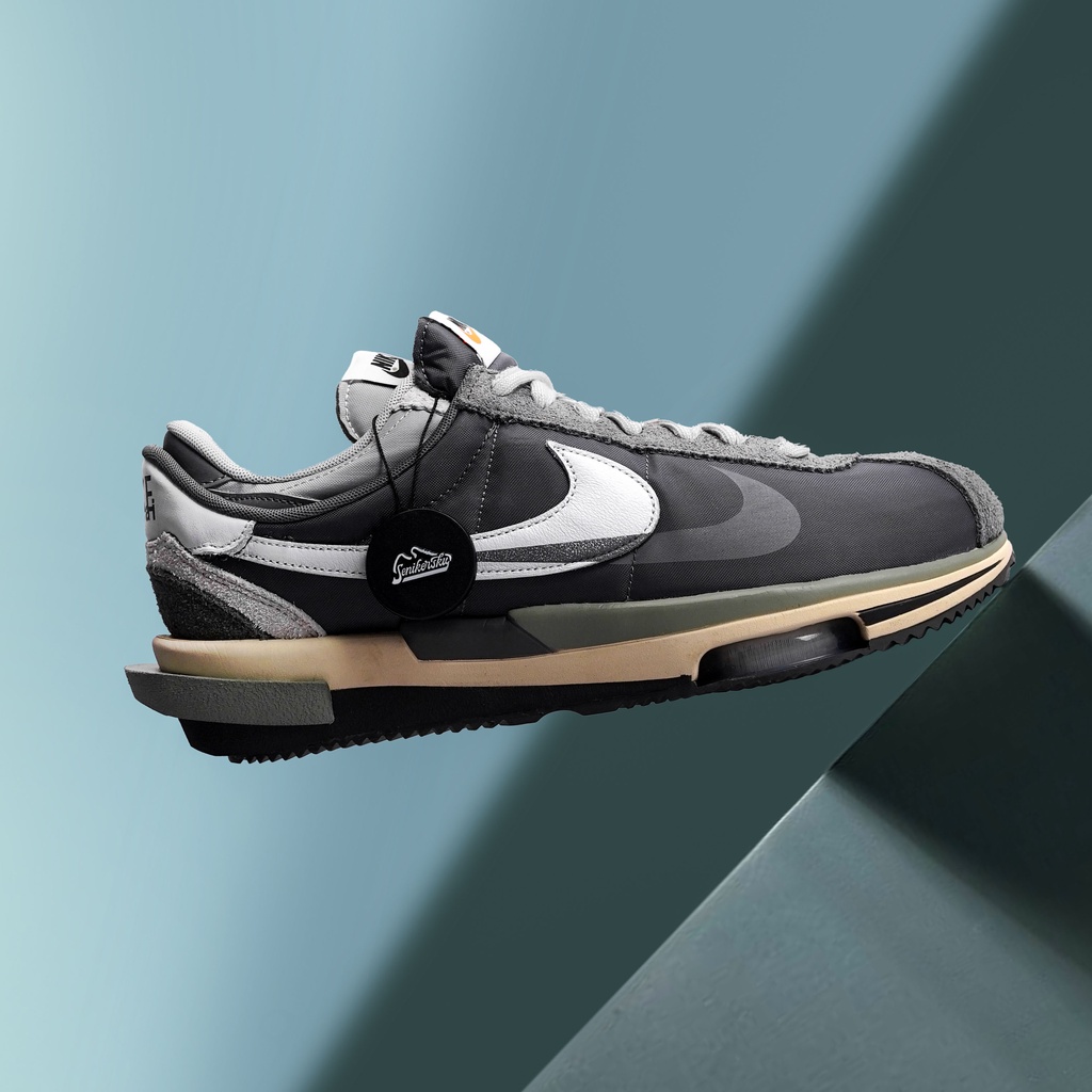 Nike Cortez Sacai Iron Grey