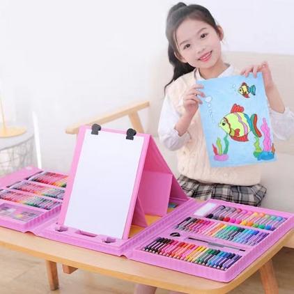 

12.12 Brands Festival Crayon Anak Pengasah 208pcs Set Alat Menggambar Melukis Anak-anak Crayon Cat Air Pensil !!
