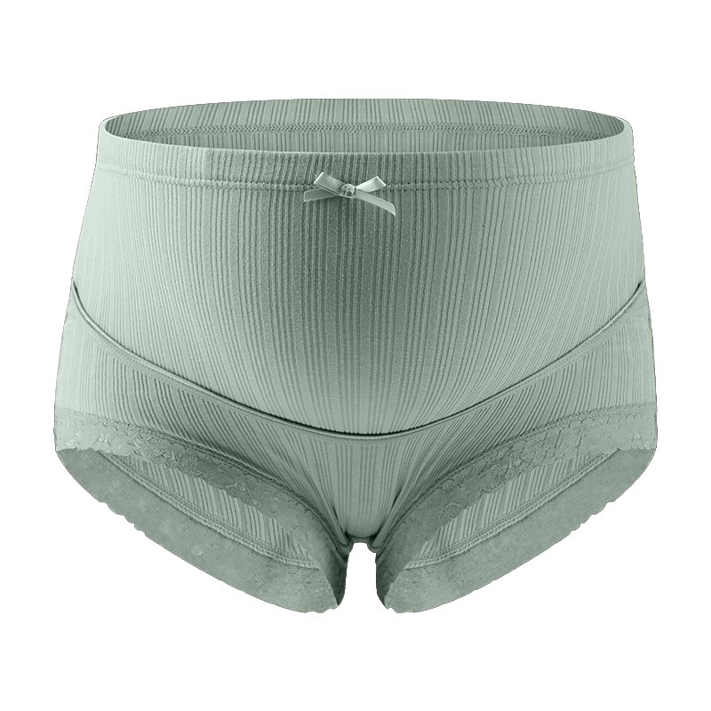 Celana Dalam Hamil Wanita Plus Ukuran Celana Hamil Bernapas Tinggi Pinggang Renda Perut Adjustable 838