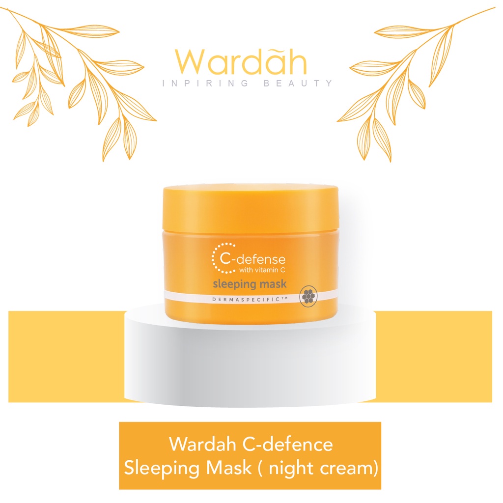 Wardah Sleeping Mask 30g / Gel dengan HiGrade Vitamin C