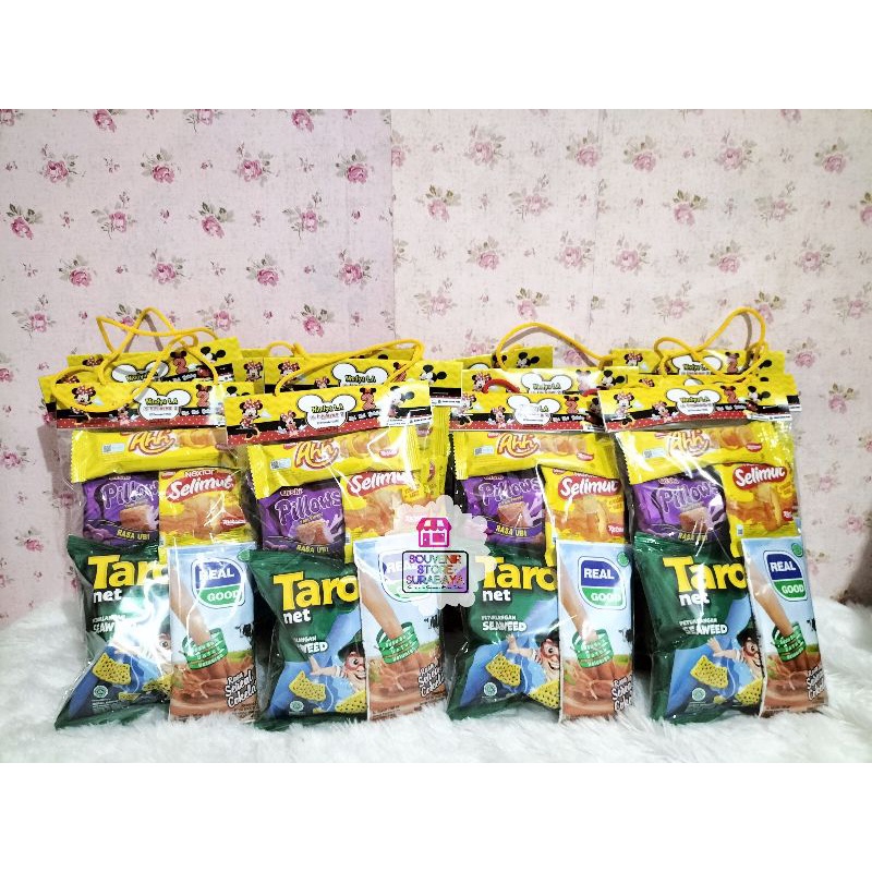 Promo !!!!  Mini snack hangtag || Paket hampers ultah murahh || Hampers mini Ahh