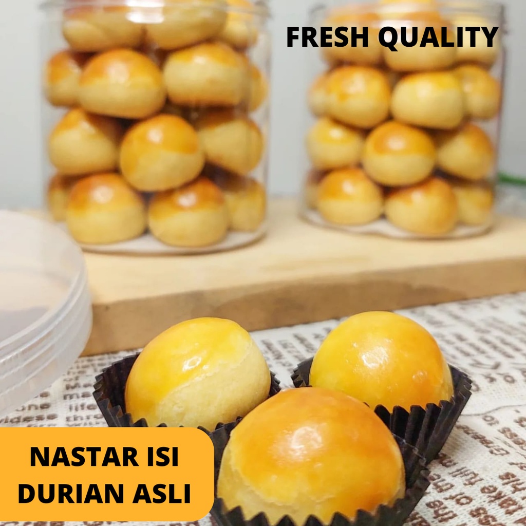 Jual Nastar Durian Premium Lumer Dan Lembut Nastar Isi Durian Enak Shopee Indonesia 6385