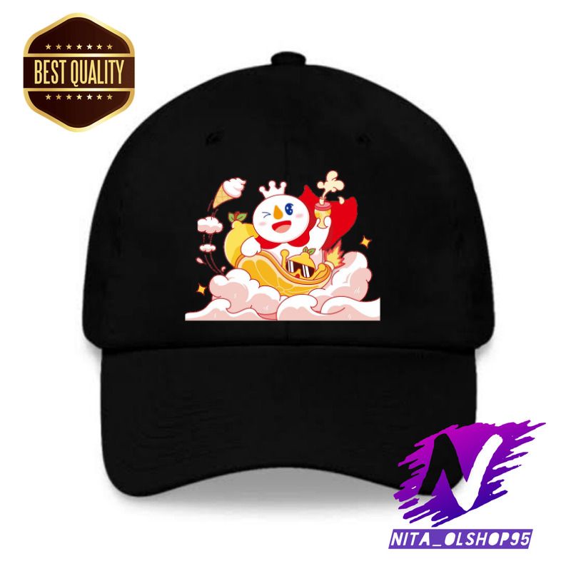 topi mixue topi anak baseball mixue eskrim