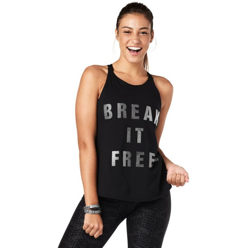Zumbawear Break It Free Open Back Tank