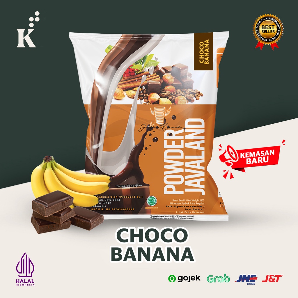 

Bubuk Minuman Powder Choco Banana Javaland 1 kg