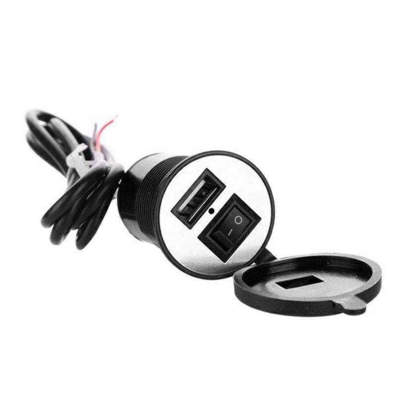 Charger cas hp smartphone sepeda motor untuk ojek online anti air waterproof