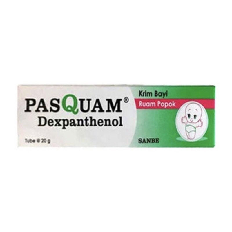 Pasquam cream 20 gram ( krim ruam popok bayi )