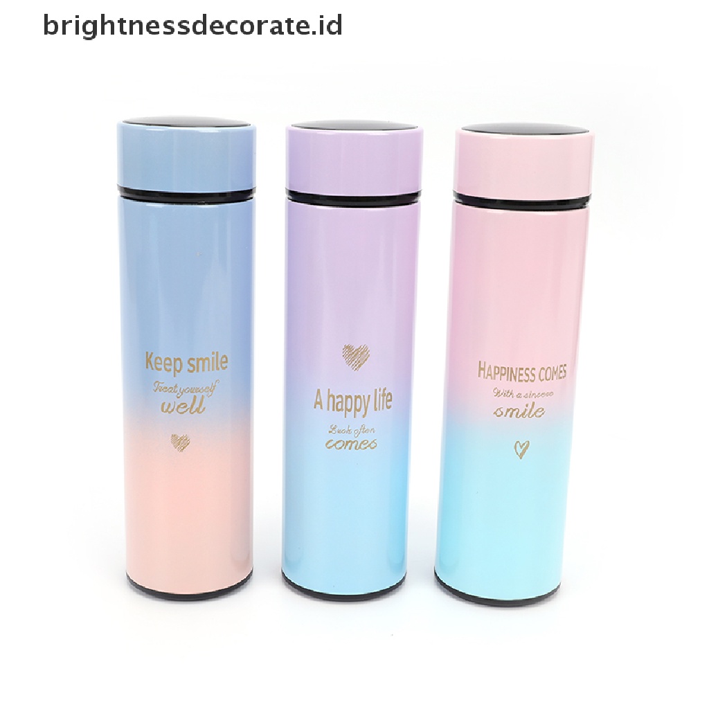 [Birth] 500ml Digital Temperature Display Smart Termos Botol Air Insulasi Cups [ID]