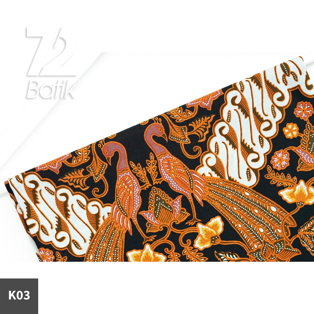 KAIN BATIK PREMIUM Bahan Katun Motif Parang Kembar Hitam 722731 Cap 72 Jarik Jarit Samping Kebat Panjang Batik Katun Modern Premium Bahan Seragam Batik Pernikahan Kantor Keluarga Murah Kamen Jadi Batik Bali Lembaran