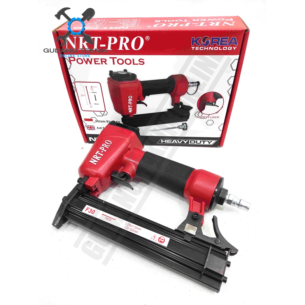 Mesin Paku Tembak F30 NRT PRO / Air Nailer Norita Paku Lurus