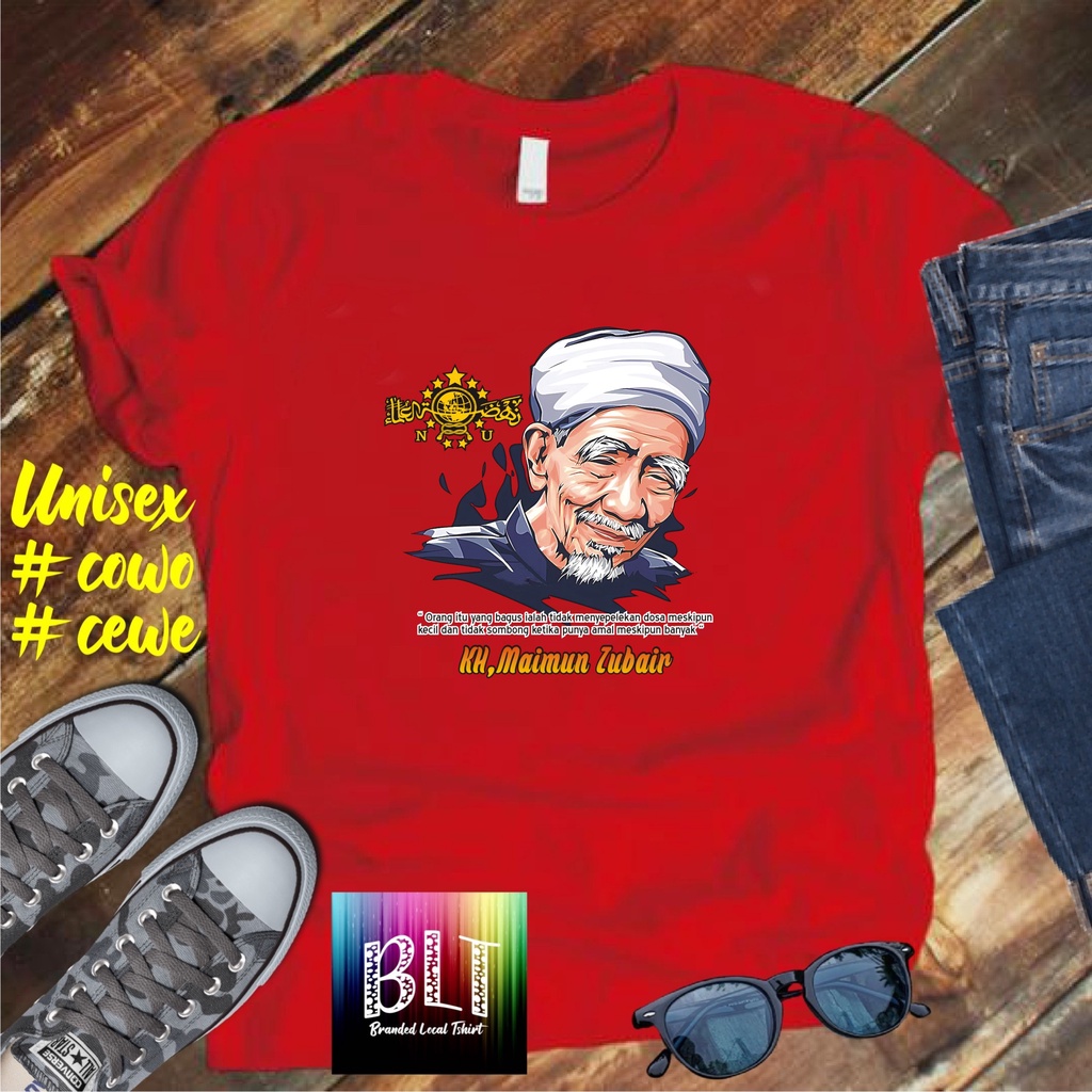 Cod Diskon Promo Gratis Ongkir/Kaos DTF KH MAIMUN ULAMA NU Kaos Pria Distro /Kaos Murah Kaos katun/Pakaian Pria  Pakaian Wanita Kaos Viral/Best Seller