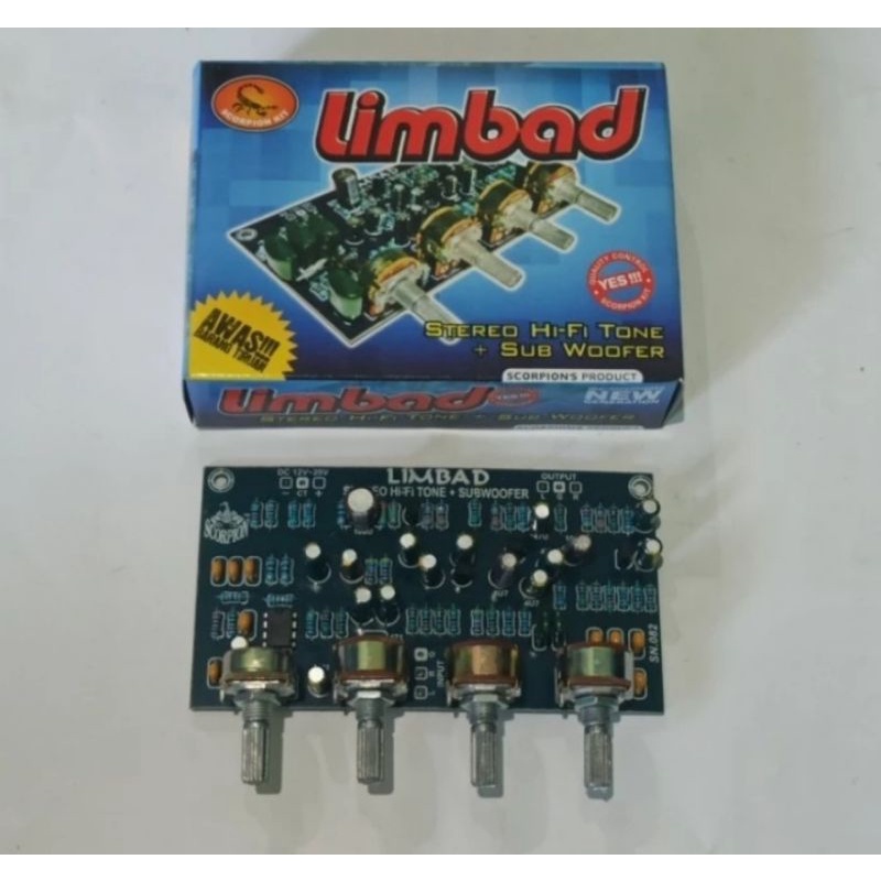 LIMBAD Stereo HI-FI Tone Control Plus Subwoofer Scorpion Kit