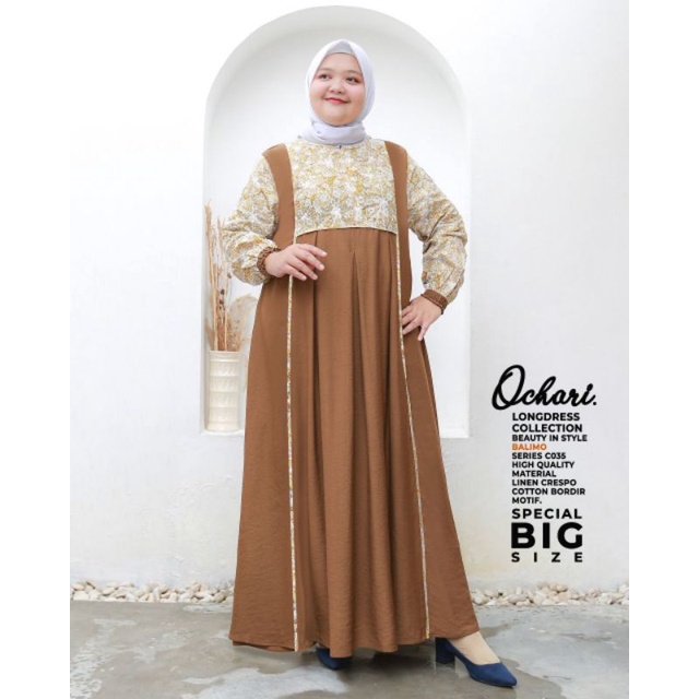 Gamis Wanita Ochari Dress - By Balimo (SIZE JUMBO)