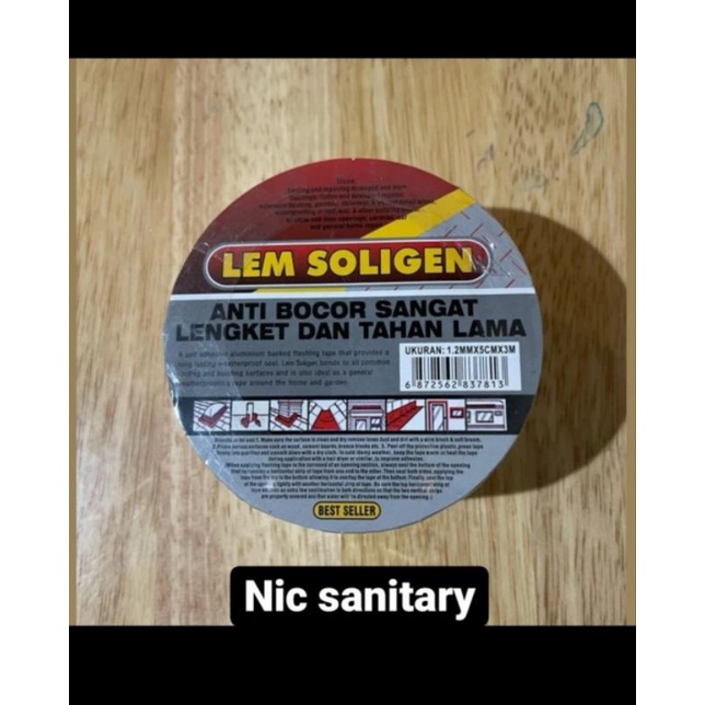 Lem seng SOLIGEN / lem abses / lem genteng / lem seng anti bocor SOLIGEN