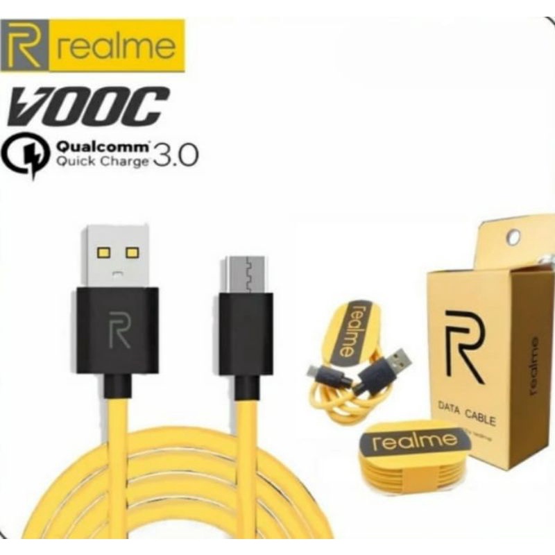 kabel charger realme type-c kabel data type c realme dan kabel micro