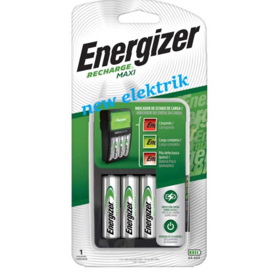 CHARGER BATERAI ENERGIZER CHVCM AA 2000 MAH W/ 4 BATERAI AA