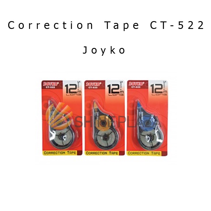 

Correction Tape Tip X - Tip Ex Kertas Roll Joyko CT-522